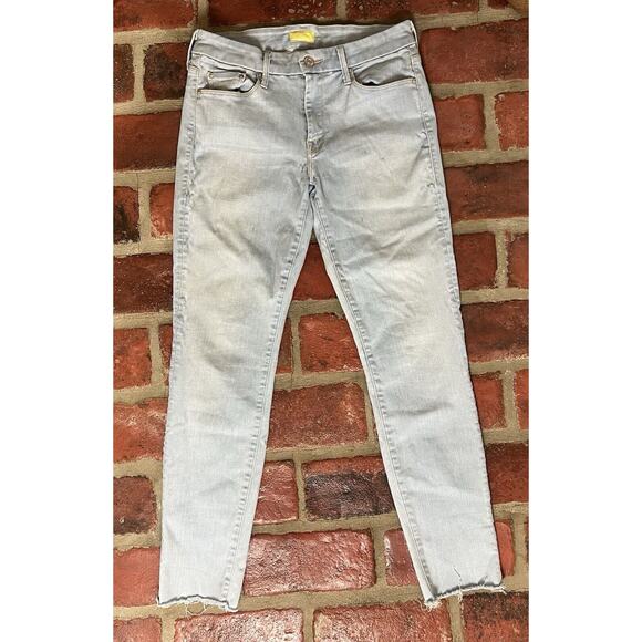 Mother Looker Ankle Fray Jeans Sweet Talk Me Light Wash Size 26 - Picture 2 of 12